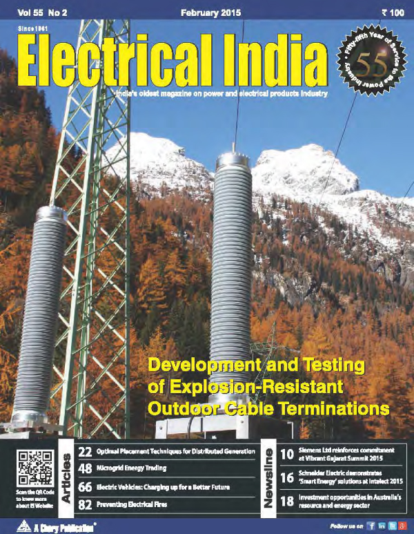 online news, blogs, news articles, Case Studies, Industry Articles, Article Publications, Journal | energy & power industry | Electrical India December 2015 - Electrical India Magazine on Power & Electrical products, Renewable Energy, Transformers, Switchgear & Cables
