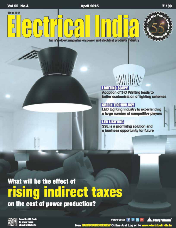online news, blogs, news articles, Case Studies, Industry Articles, Article Publications, Journal | energy & power industry | Electrical India December 2015 - Electrical India Magazine on Power & Electrical products, Renewable Energy, Transformers, Switchgear & Cables