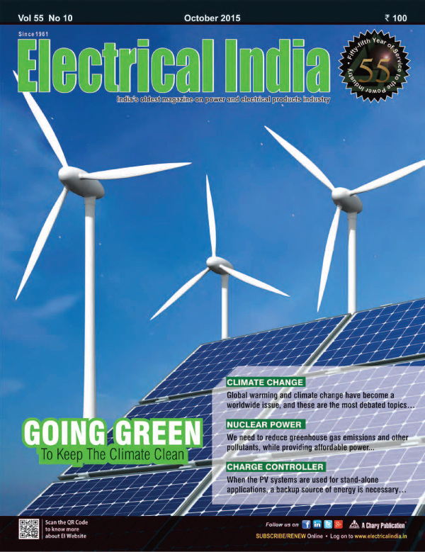 online news, blogs, news articles, Case Studies, Industry Articles, Article Publications, Journal | energy & power industry | Electrical India December 2015 - Electrical India Magazine on Power & Electrical products, Renewable Energy, Transformers, Switchgear & Cables