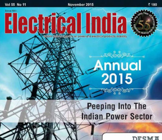 online news, blogs, news articles, Case Studies, Industry Articles, Article Publications, Journal | energy & power industry | Electrical India December 2015 - Electrical India Magazine on Power & Electrical products, Renewable Energy, Transformers, Switchgear & Cables