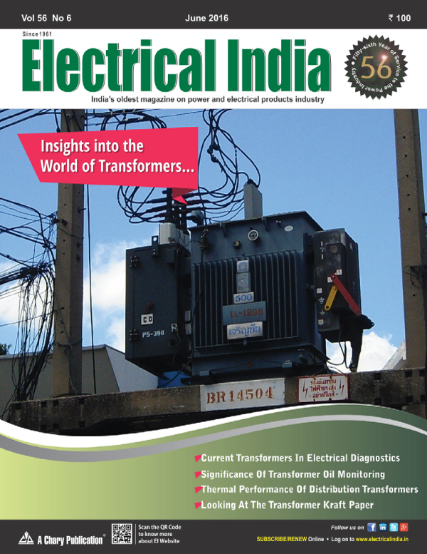 Electrical India June 2016 Electrical India Magazine on Power