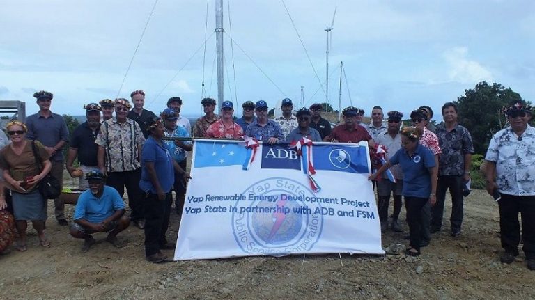 ADB, FSM launch Renewable Energy Facilities in Yap