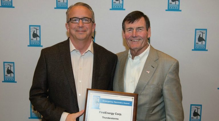 FirstEnergy recognised for Outage Restoration Efforts