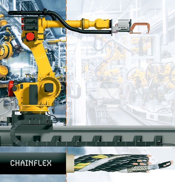 New igus e-chain Cables for Seventh Axis on Fanuc Robots