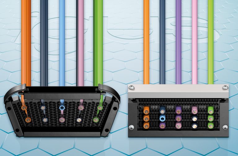 Honeycomb System as a Strain Relief for Cables