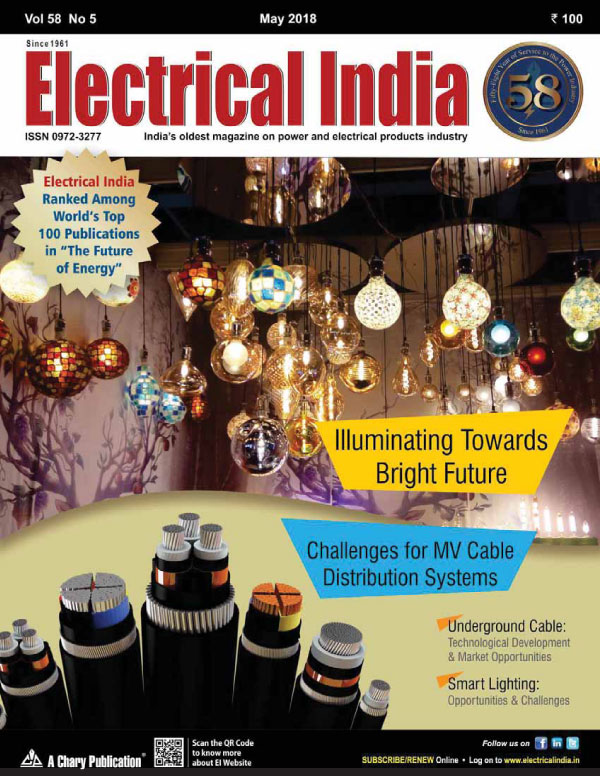 Electrical India May 2018 Electrical India Magazine on Power