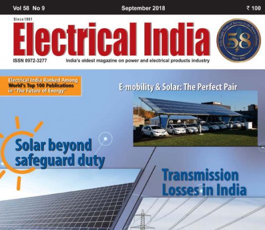 online news, blogs, news articles, Case Studies, Industry Articles, Article Publications, Journal | energy & power industry | Electrical India November 2018 - Electrical India Magazine on Power & Electrical products, Renewable Energy, Transformers, Switchgear & Cables