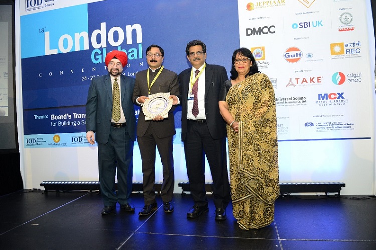 REC wins Golden Peacock Award for Corporate Governance