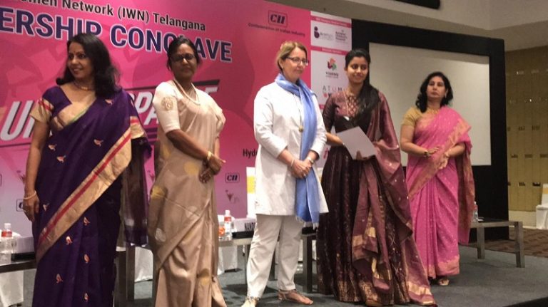 Electrical & Power Products Research & Development, Events, Seminars, Exhibitions on Electrical Power Distribution | Akhila Reddy Gets CII IWN Telangana Leadership Award - Electrical India Magazine on Power & Electrical products, Renewable Energy, Transformers, Switchgear & Cables