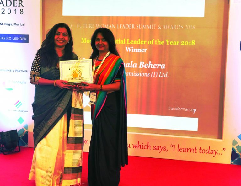 online news, blogs, news articles, Case Studies, Industry Articles, Article Publications, Journal | energy & power industry | Nirmala Gets ‘Most Influential Leader of the year 2018’ Award - Electrical India Magazine on Power & Electrical products, Renewable Energy, Transformers, Switchgear & Cables