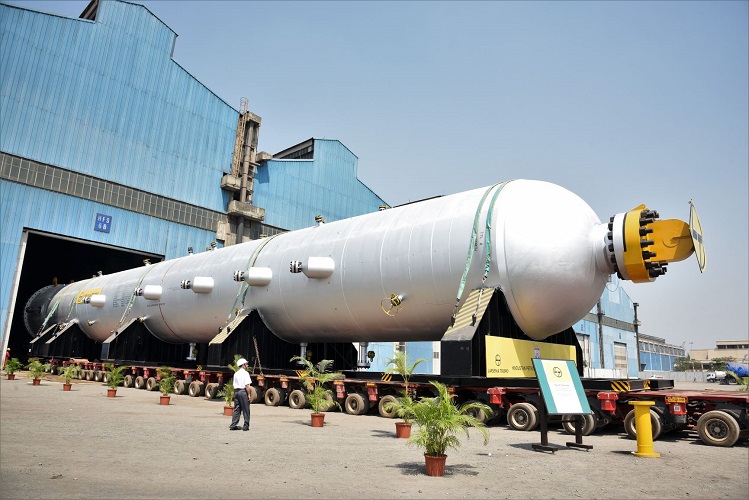 online news, blogs, news articles, Case Studies, Industry Articles, Article Publications, Journal | energy & power industry | L&T Heavy Engineering dispatches India’s heaviest hydrocracker reactor - Electrical India Magazine on Power & Electrical products, Renewable Energy, Transformers, Switchgear & Cables