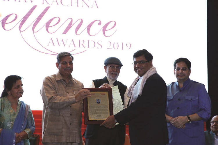 online news, blogs, news articles, Case Studies, Industry Articles, Article Publications, Journal | energy & power industry | Sobti honoured with Manav Rachna Excellence Award 2019 - Electrical India Magazine on Power & Electrical products, Renewable Energy, Transformers, Switchgear & Cables