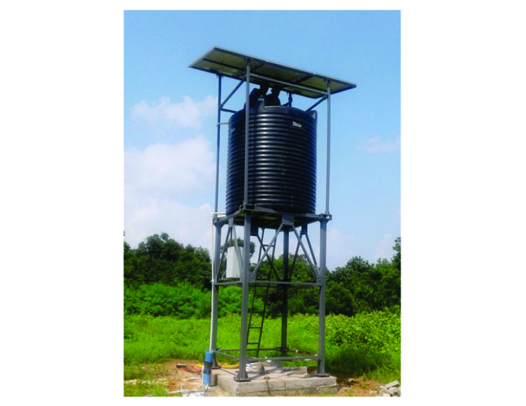 AMRUT develops unique solar water pumping