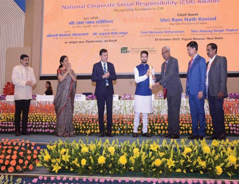 NALCO honoured at National CSR Awards for excellence in CSR