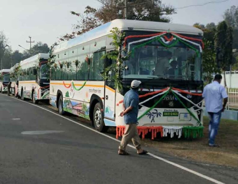 ELECTRIC BUSES INTRODUCED IN ANDAMAN AND NICOBAR ISLANDS