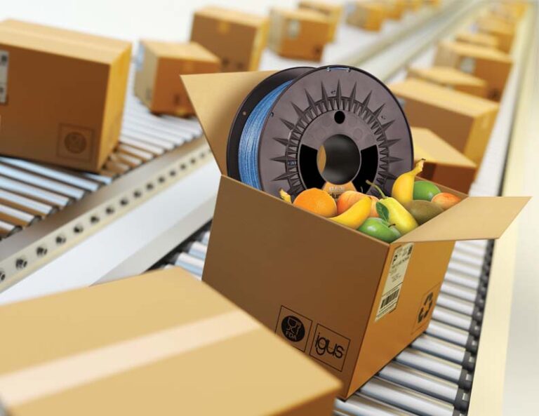 Quickly print wear-resistant parts for food contact with new igus filament