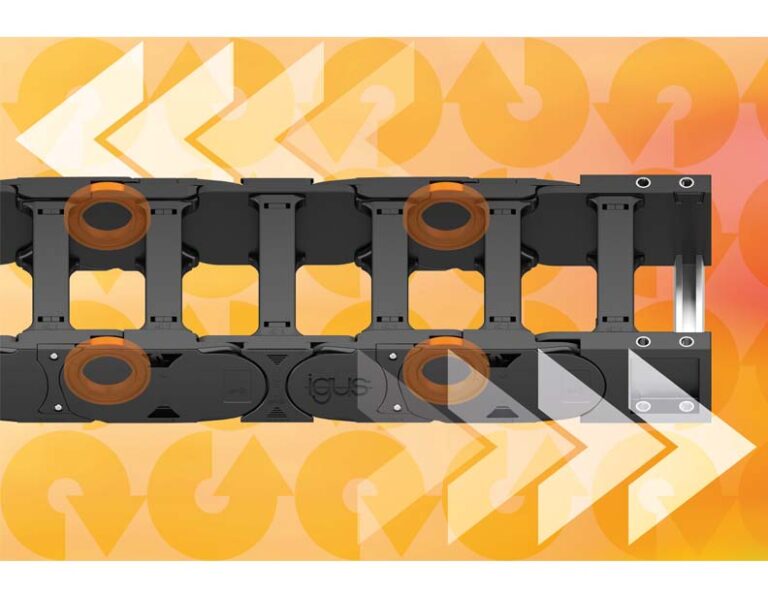 igus’ E4.1R – An efficient long-distance solution for energy chains
