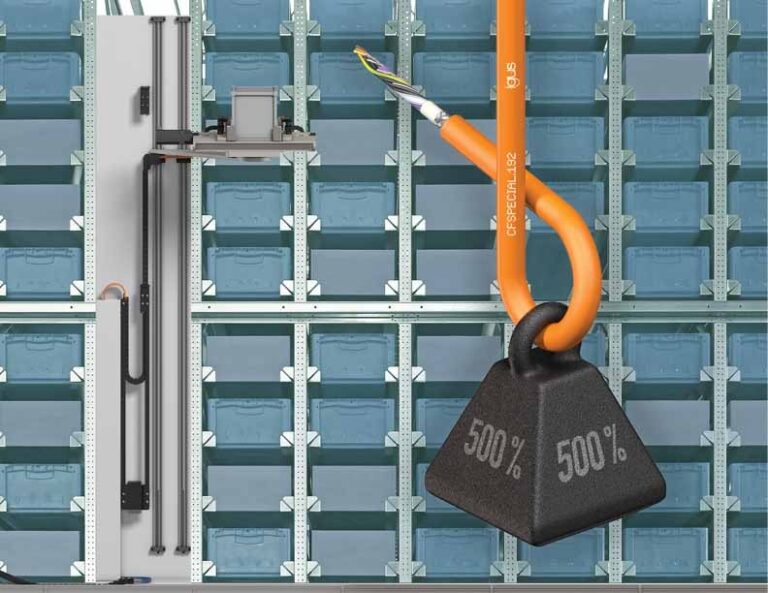 Five times the distance: world’s first cable for hanging applications suitable for SEW-EURODRIVE