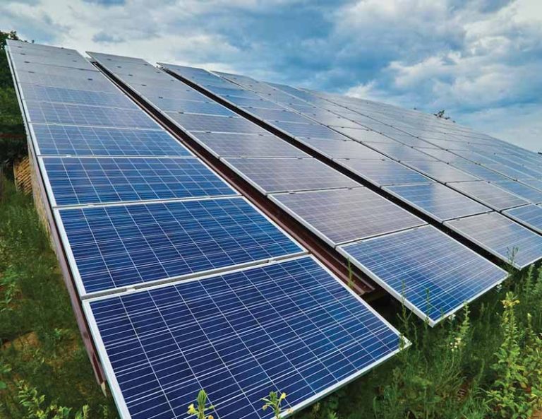 Hybrid Solar Photovoltaic And Bio-gas Power Plant