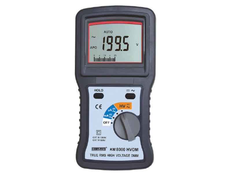 True Rms Voltage True RMS High Voltage Digital Multimeter Model- KM 8000HVDM ...