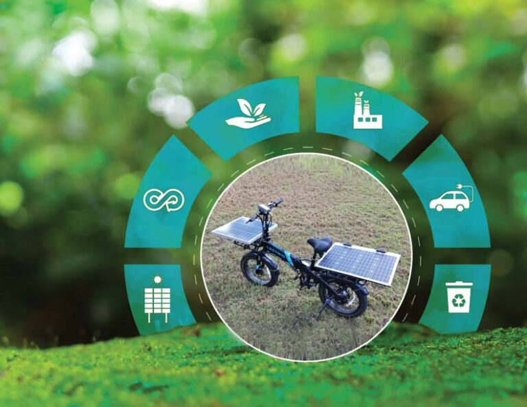 Adopting Solar Bicycles to Reduce GHG Emissions