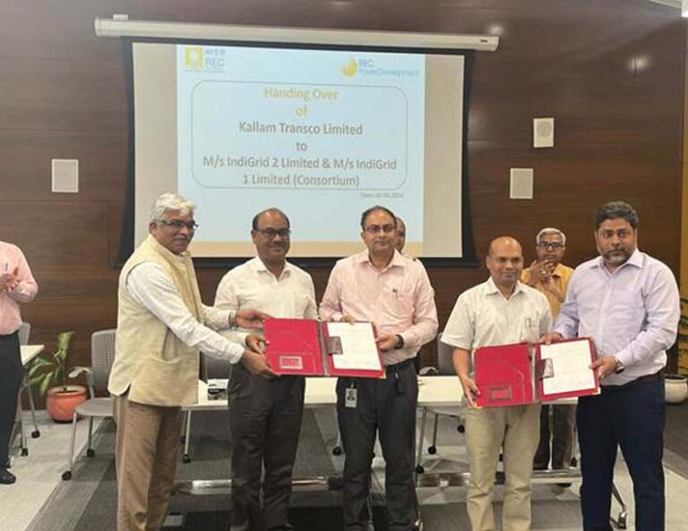 RECPDCL DELIVERS SPVS FOR INTER STATE POWER TRANSMISSION PROJECT