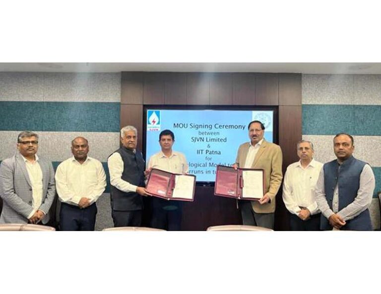 SJVN PARTNERS WITH IIT PATNA TO IMPROVE TUNNELING PROJECT PERFORMANCE