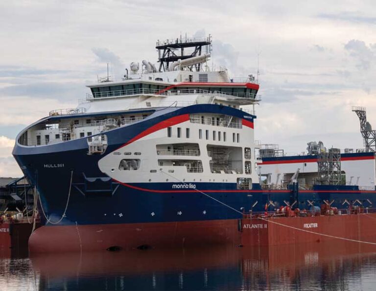 Record breaking submarine cable installation at 2,150 m water depth