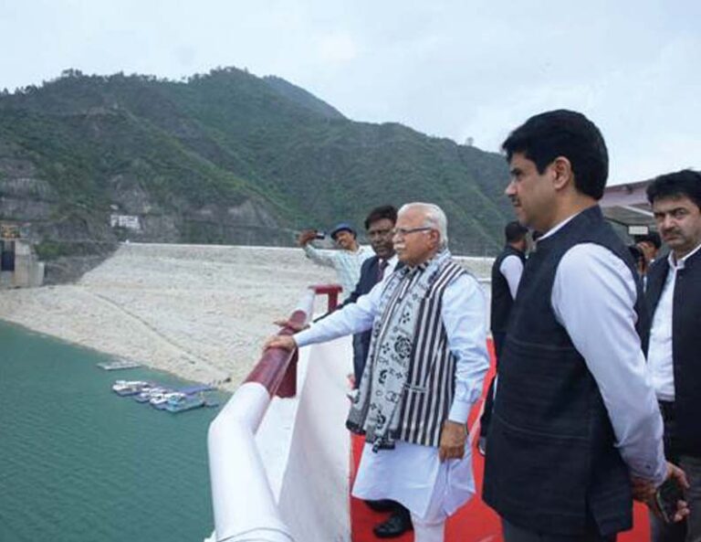 Power Minister Manohar Lal Visits 2,400 MW Tehri Hydro Power Complex