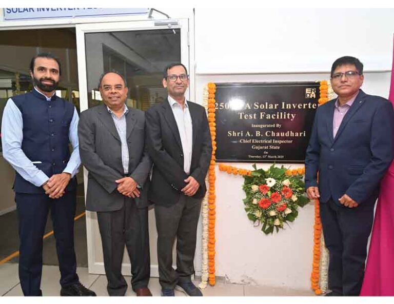 ERDA Inaugurates State-of-the-Art Solar Inverter Test Facility on Its 51st Foundation Day