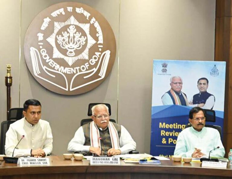 Power Minister Praises Goa’s Efficiency of Power Distribution System