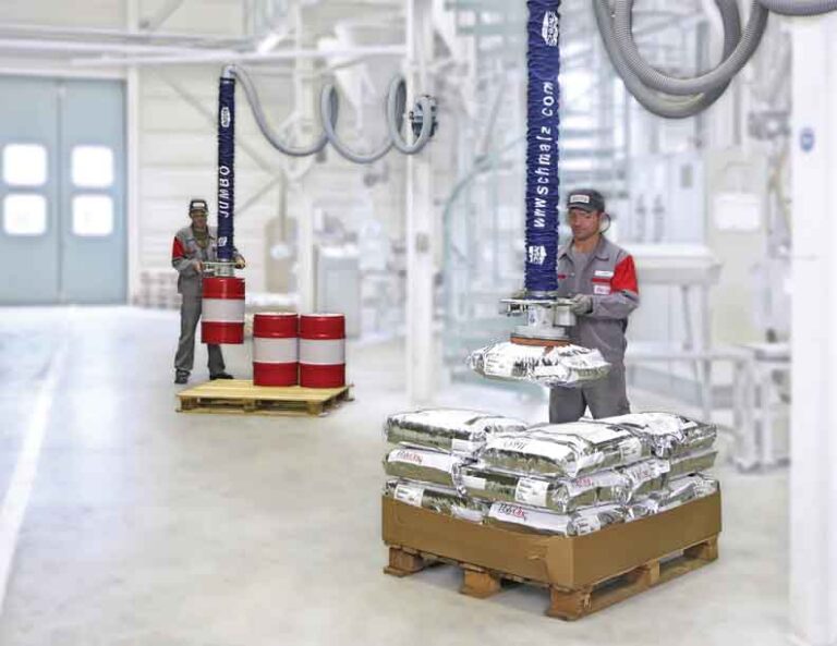 Schmalz Vacuum Tube Lifters Jumbo: Boosting Efficiency and Employee Health in Internal Logistics