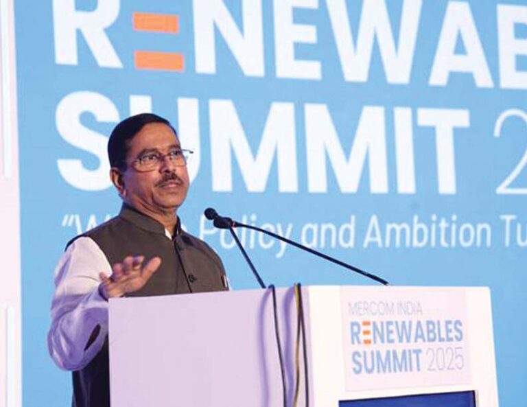 Union Minister Joshi Highlights 5 Pillars Driving India’s Clean Energy Transformation