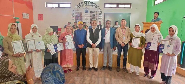 NHPC’s Shiksha Rath 7.0 Concludes in Turtuk