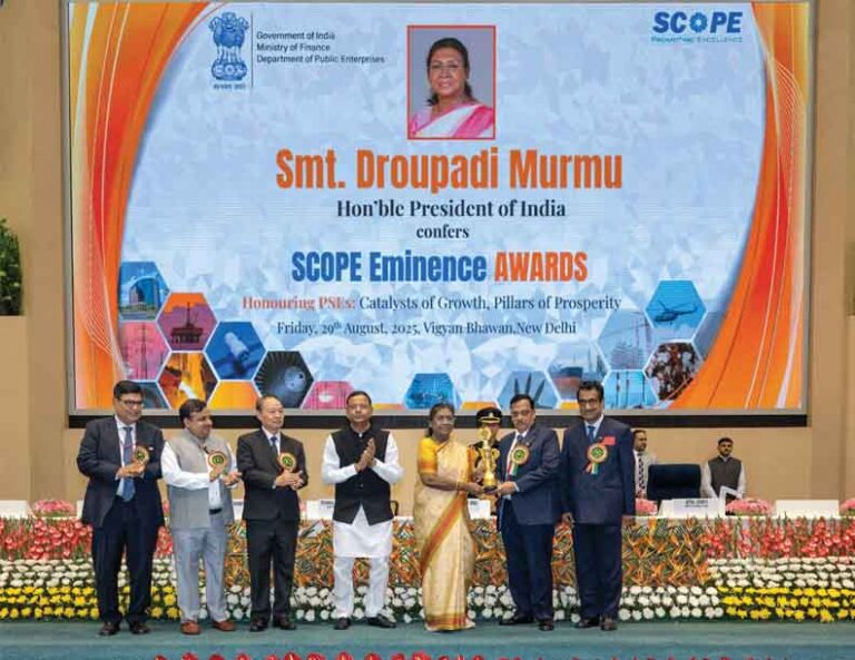 BHEL Wins SCOPE Eminence Award